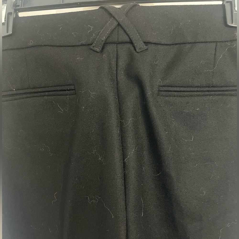 Theory Black Women's Wide Bottom 95% Wool Pants Sz 10 NWT - Picture 3 of 7